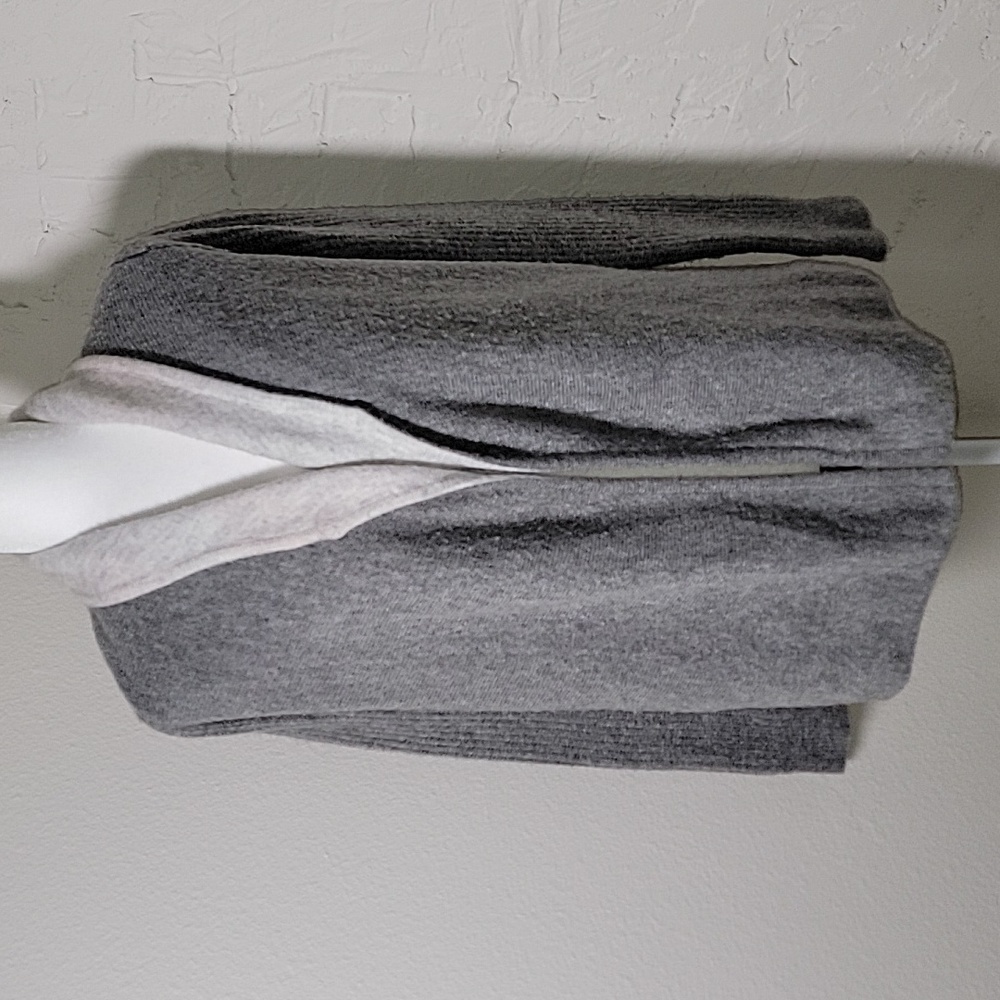 Abercrombie & Fitch Cardigan Sweater Open Front Gray Stretch Soft Cozy Comfy XS - Picture 3 of 14